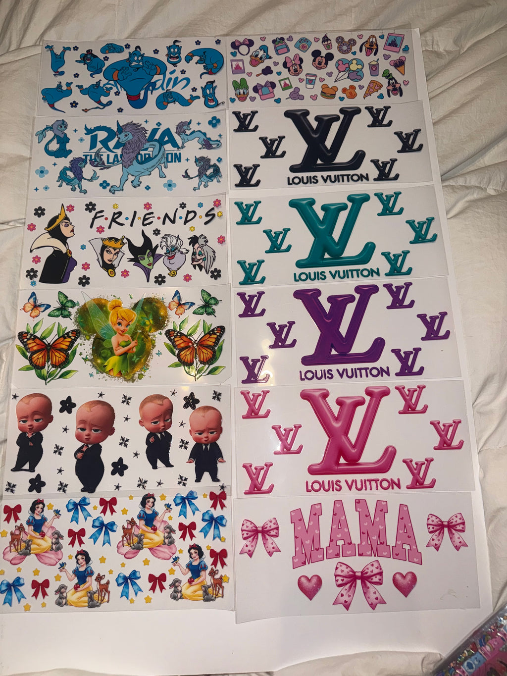 Premium UV DTF Wraps (16oz)