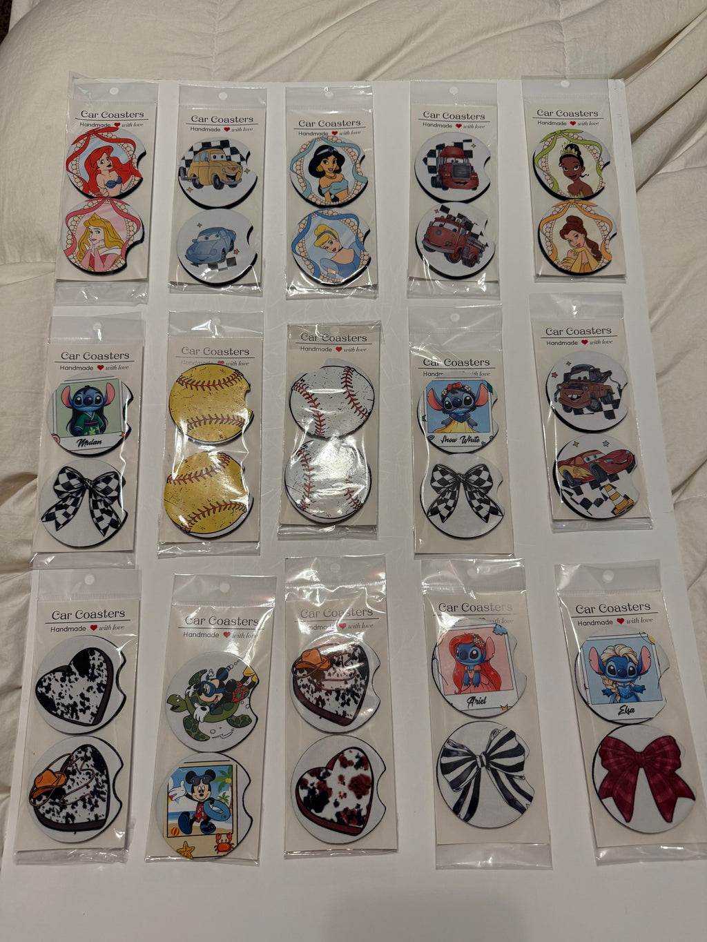 Neoprene Car Coasters